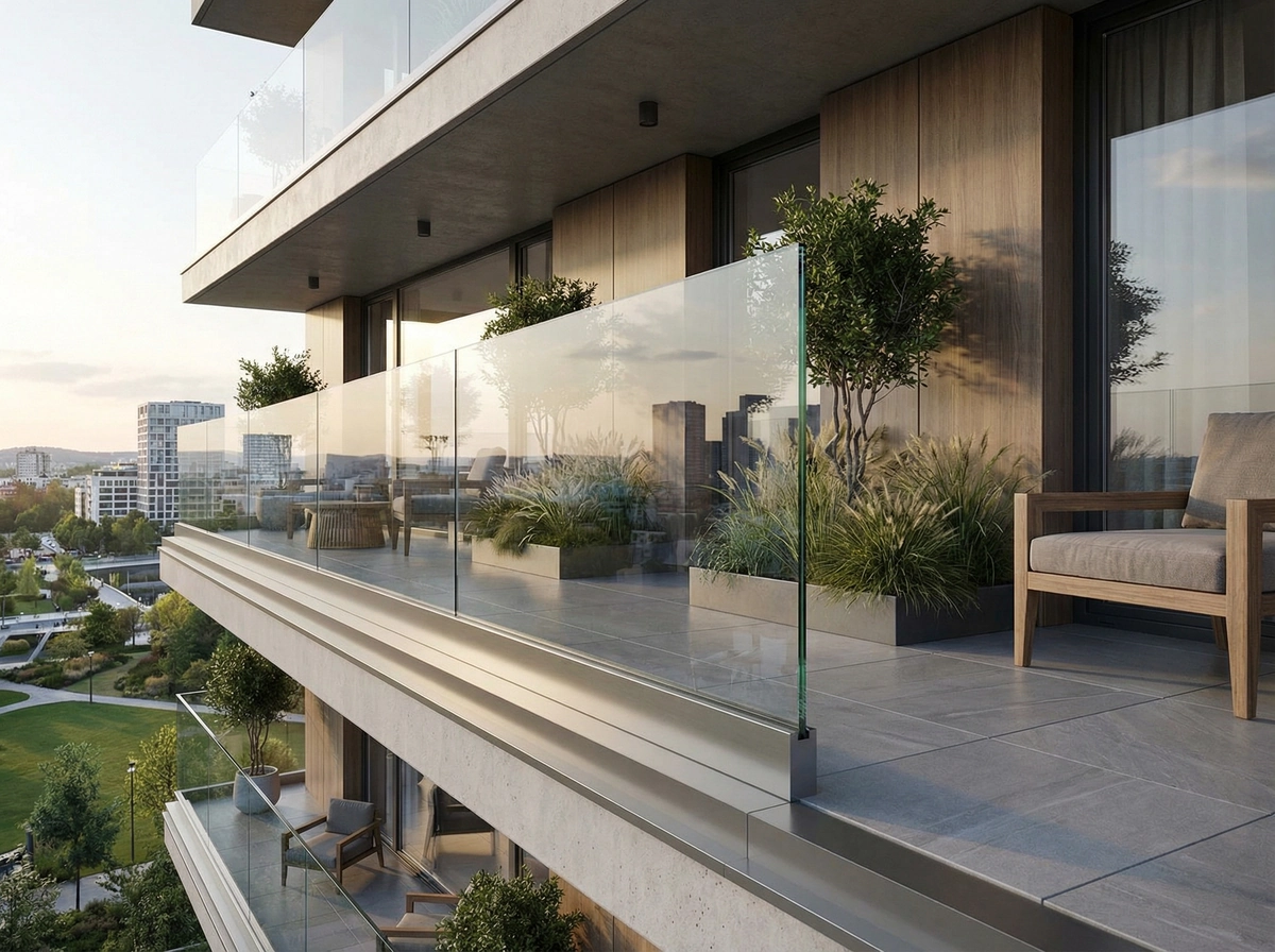 Balkongeländer modern – Sicherheit und Stil vereint